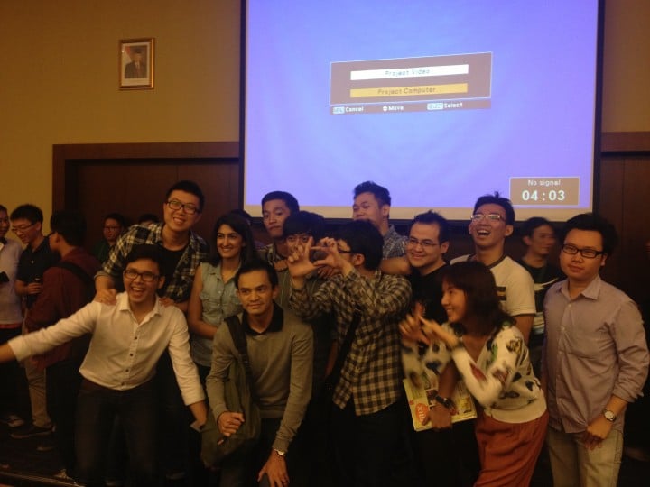 C'est la startup Bill.E qui est remportée l'édition 2013 de Startup Weekend Jakarta / Credit photo : TechInAsia