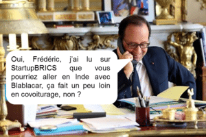 hollande parle avec fred mazella fondateur de blablacar